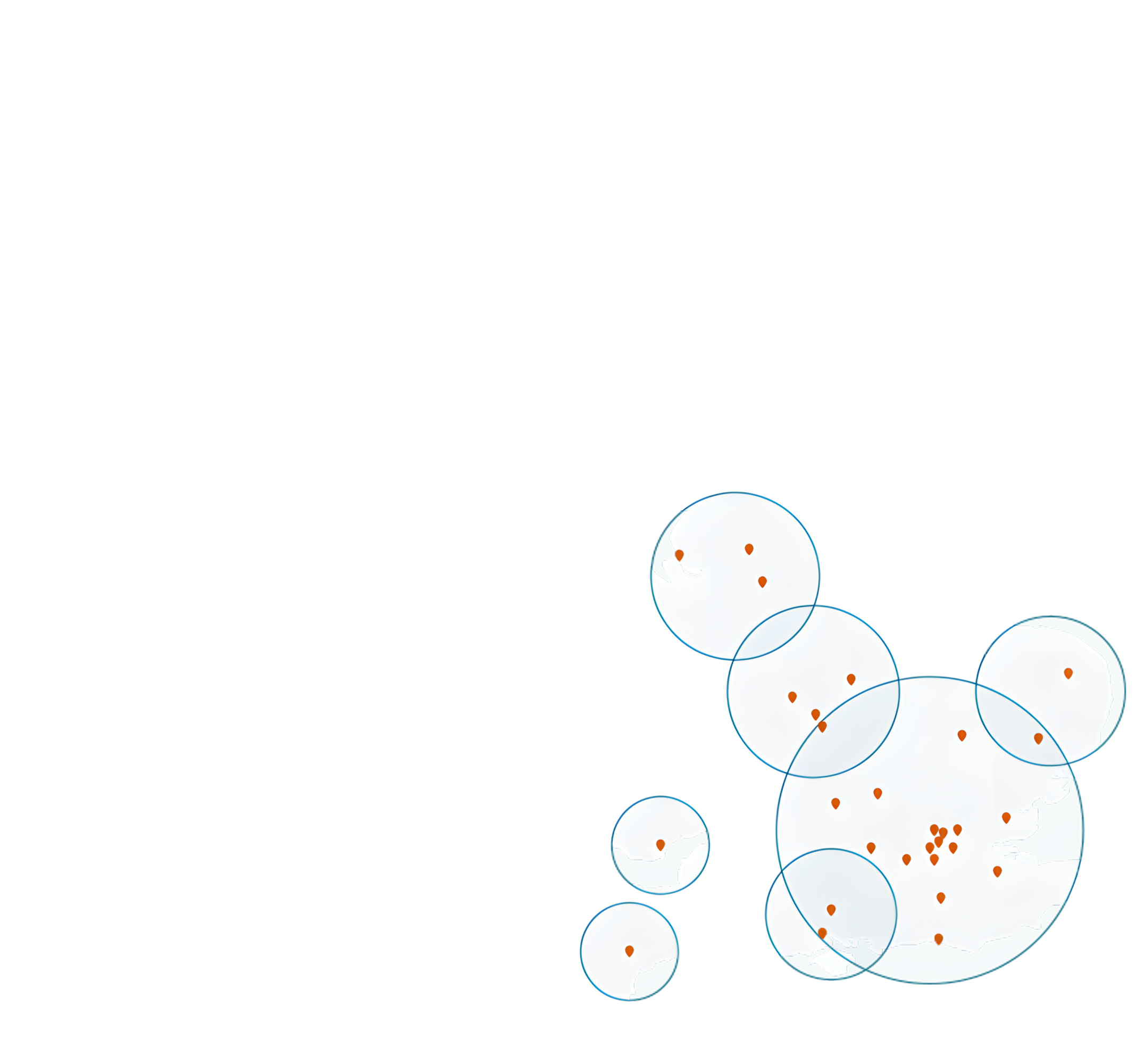 Map of location that Halcyon Doctors provides coverage